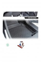 Volkswagen passat paspas b8 b8,5 2015 2020 4d havuzlu paspas kauçuk pvc içermez - 3
