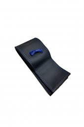 Universal Dikmeli Direksiyon Kılıfı Mavi Ipli 37-39cm Çap-10cm Kalınlık - 1