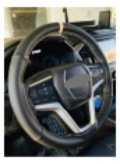 Isuzu D-Max Dikmeli Direksiyin Kılıfı Delikli-Karbon Bej Yüzüklü thumbnail 1