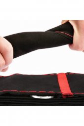 Seat Ibiza Uyumlu Alcantra-kırmızı Yüzüklü Dikmeli Direksiyon Kılıfı thumbnail 4