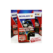 Universal Oto Kırmızı Yüzüklü Alcantara Karbon Oto Dikmeli Direksiyon Kılıfı Nubuk Karbon - 6