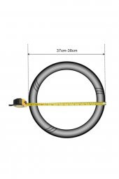 Universal Alcantara Kırmızı Yüzüklü Direksiyon Kılıfı 38-10.5CM - 4