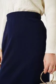 Düz Lacivert Kalem Etek thumbnail 4