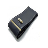 Universal Deri Dikmeli Direksiyon Kılıfı Soft Bej Yüzüklü A+++ Plus thumbnail 1