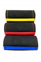 Universal Alkantara Dikmeli Direksiyon Kılıfı Sarı Yüzüklü 38×10.5CM thumbnail 3