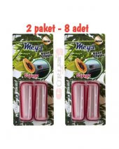 Oto kalorifer ızgara gecmeli koku 2paket-8 adet oto kokusu papaya - 1