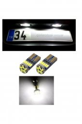 Park Led Plaka Led T10 Dipsiz Led Ampül 12v 5w Canbuslı 15 Ledli 2 Adet - 1
