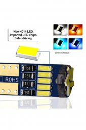 Park Led Plaka Led T10 Dipsiz Led Ampül 12v 5w Canbuslı 15 Ledli 2 Adet - 3