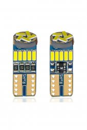 T10 Park Ledi Plaka Tavan İç Ortam Aydınlatma Dipsiz Led Ampül 15 Ledli Beyaz 2 Adet thumbnail 2