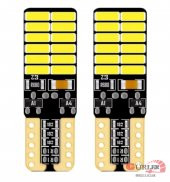 Hyundai ile uyumlu Accent Blue Canbus Dipsiz T10 Led Park Lamba Ampül 2 Adet Takım Beyaz - 1