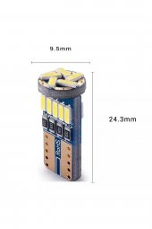 T10 Led Ampül Park Led Plaka Led Tavan Led Beyaz 2 Adet - 1