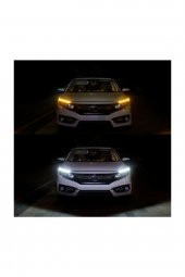 Kayar Sinyalli Led Gündüz Farı Şerit Lamba 60cm thumbnail 4