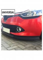 Universal Astra H Lip 2 Parça Esnek Plastik Mat Siyah Tampon Altı Ek Lip Bir Çok Araca Uyumlu - 2