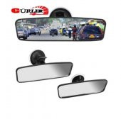 Oto Araç içi ilave dikiz ayna vantuslu ayarlı iç dikiz ayna 24cm - 1