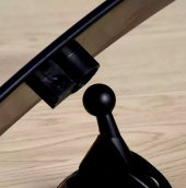 Oto Araç içi ilave dikiz ayna vantuslu ayarlı iç dikiz ayna 24cm - 4