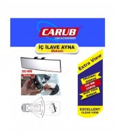 Carub Oto Iç Dikiz Ayna Makaslı Geçme Tip Bombeli 30cm - 1