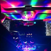 Disko topu sese duyarlı RGB usb girişli disco topu iç aydınlatma - 2