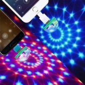 Disko topu sese duyarlı RGB usb girişli disco topu iç aydınlatma - 4