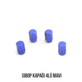 Carub Sibop Kapağı Mavi 4lü - 1
