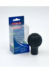 Vites Topuz Kılıfı Manuel Silikon Vites Kılıfı Siyah Yuvarlak - 1