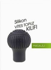 Carub Vites Topuz Kılıfı Manuel Silikon Vites Kılıfı Siyah Yuvarlak - 1