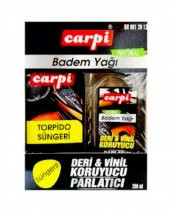 Carpi Vinil Deri Koruyucu Lastik Parlatıcı Badem Yağı-Süngerli 200ml - 2