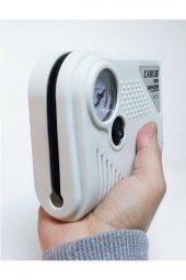 Araç Mini Hava Kompresörü 12v 150 Psi Yassı Lastik Şişirici thumbnail 3