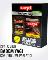 Carpi Vinil Deri Koruyucu Lastik Parlatıcı Badem Yağı-Süngerli 200ml - 4