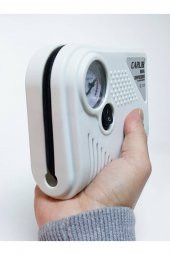 Oto Araç Mini Kompresör Hava Kompresörü 12 V 150 Psı Yassı Lastik Şişirici Taşınabilir - 3