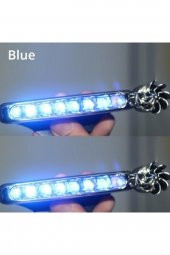 Araç Oto Rüzgar Enerjili Elektriksiz Sinyal Ikaz Led Rüzgarlık Led Işık Araba Ikaz Leb Lamba - 2