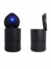Led Işıklı Araç İçi Kapaklı Oto Bardaklık Uyumlu Küllük - 4