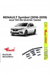 Renault Symbol (2016-2019) Ön Silecek Takımı 550x480mm (aparatlı) - - 1