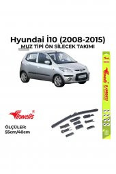 Hyundai I10 (2008-2015) Ön Silecek Takımı 550x400mm (aparatlı) - - 1
