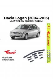 Dacia Logan (2004-2013) Ön Silecek Takımı 500x500mm (aparatlı) - - 1