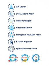 CARINE PREMIUM YETİŞKİN HASTA BEZİ MEDIUM BEDEN 30 ADET - 6