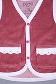 Babyhola Kadife Cepli Bebek Çocuk Yelek 1701 - 12