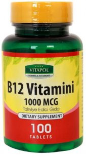 Vitapol B12 Vitamini 100 Tablet - 1