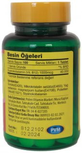 Vitapol B12 Vitamini 100 Tablet - 2