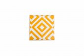 Porland Morocco Desen4 Sarı Bardak Altlığı 10x10 cm  04A+P021649 - 1