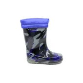 Moda Ayakkabı 23-109  Siyah Erkek Çocuk Kürklü Çizme thumbnail 5