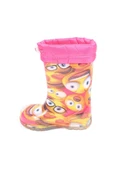 Moda Ayakkabı 23-109 Srb Pembe Emoji Kürklü Kız Çocuk Çizme thumbnail 8