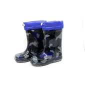 Moda Ayakkabı 23-109  Siyah Erkek Çocuk Kürklü Çizme thumbnail 4