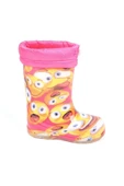 Moda Ayakkabı 23-109 Srb Pembe Emoji Kürklü Kız Çocuk Çizme thumbnail 4