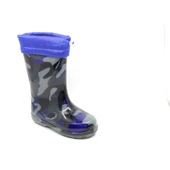 Moda Ayakkabı 23-109  Siyah Erkek Çocuk Kürklü Çizme thumbnail 3