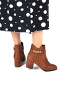 Moda Ayakkabı 23-134 Kadın 5 Cm Bot Ayakkabı - 6