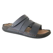 Moda Ayakkabı Lacıvert  Sandalet Ayakkabı - 3