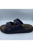 Moda Ayakkabı 4521 Erkek Lacivert Rahat Taban Terlik - 3