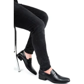 Moda Ayakkabı 7420 Siyah Kauçuk Deri Erkek Klasik Ayakkabı - 17