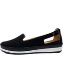 Moda Ayakabı 2547 Siyah Kadın Düz Babet thumbnail 6