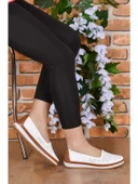 Moda Ayakabı 2896 Kadın Düz Babet Ayakkabı thumbnail 6